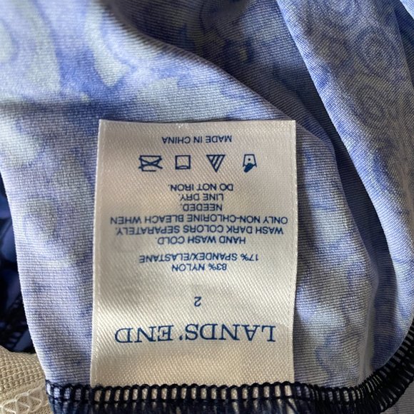 ⚪ 3/$15 Lands' End tankini swim top - Picture 11 of 11
